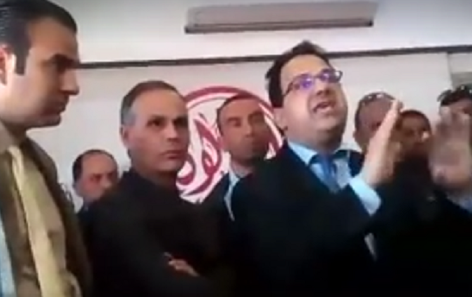 Clash entre Zied Laâdhari et les syndicalistes d'El Fouledh