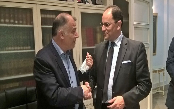 Passation de pouvoir entre Nji Jalloul et Slim Khalbous
