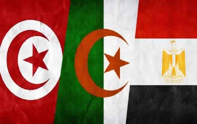 Réunion des ministres des Affaires étrangères de Tunisie, d'Algérie et d'Egypte les 5 et 6 juin 2017
