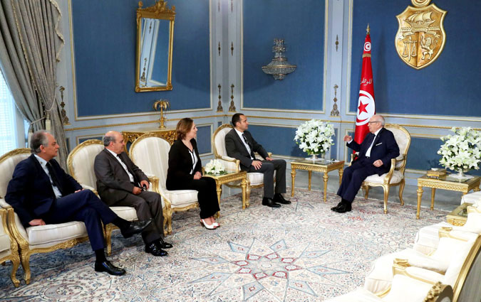Béji Caïd Essebsi reçoit une délégation d'Afek Tounes
