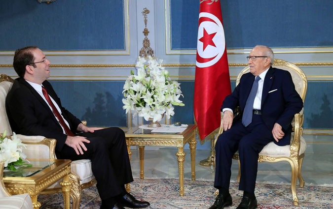 Béji Caïd Essebsi et Youssef Chahed évoquent la campagne de lutte contre la corruption