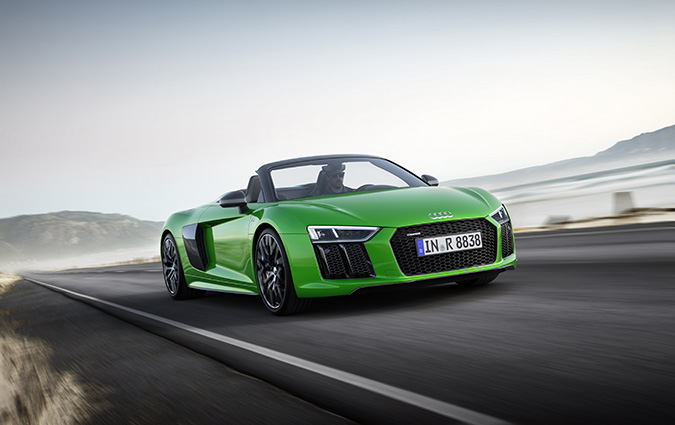 R8 Spyder, le cabriolet de série le plus rapide jamais produit par Audi