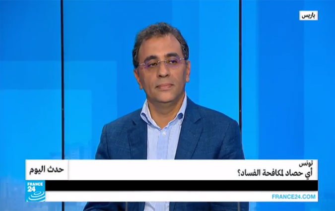 Hassen Zargouni  sur France 24 : Chahed bnficie d'un taux de satisfaction record de 80%