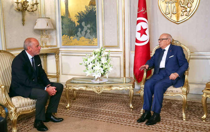 Bji Cad Essebsi reoit le PDG du groupe Orange, Stphane Richard