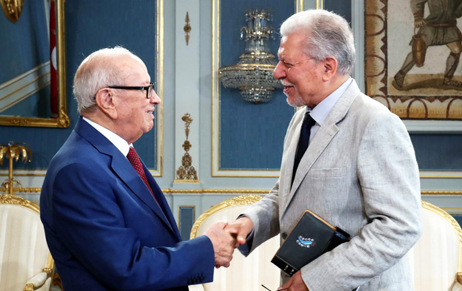 Béji Caïd Essebsi reçoit Taieb Baccouche