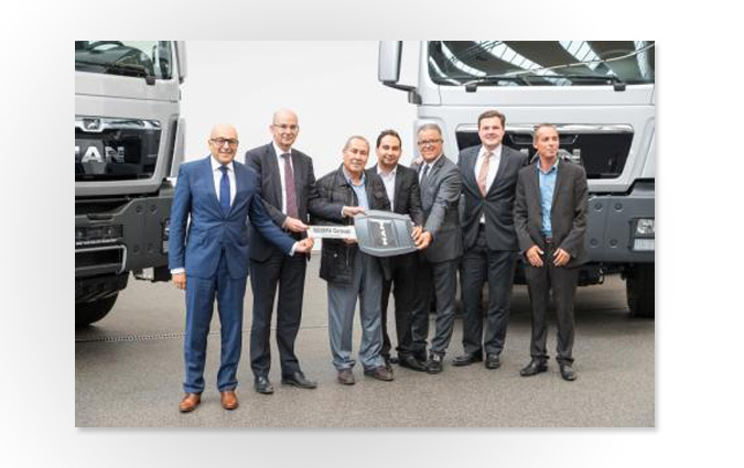 Sebri Groupe devient le client camions N1 d'Alpha International Tunisie l'importateur agr de MAN Truck & Bus. 
