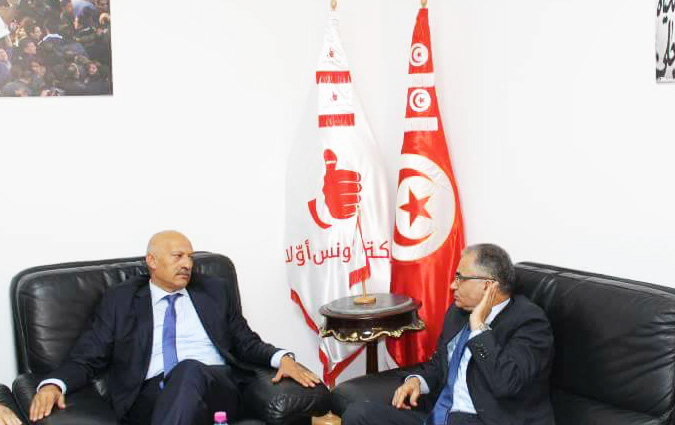 Rencontre de concertation entre la Tunisie d'abord et Machrou Tounes