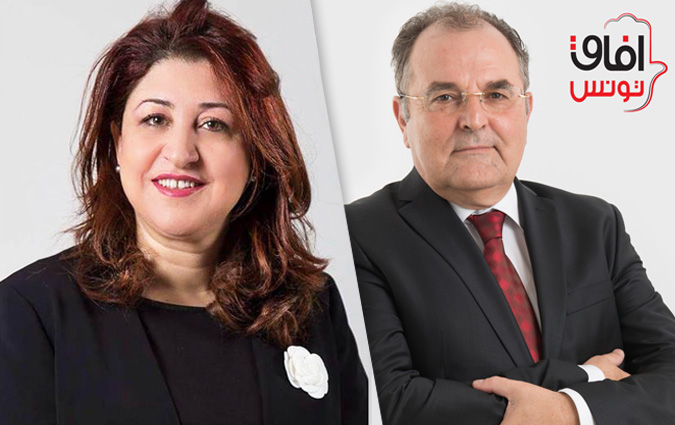 Hager Ben Cheikh Ahmed et Anouar Laadhar glent leurs adhsions  Afek Tounes