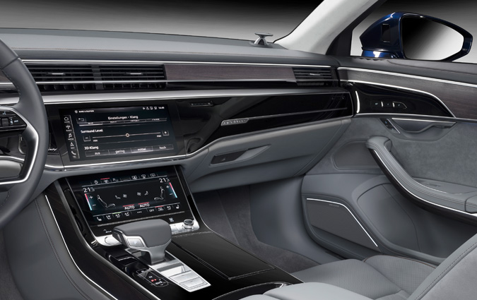 Pour la première fois, un son 3D dans la nouvelle Audi A8