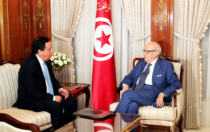 L'initiative pour une solution globale en Libye, objet d'une rencontre entre Bji Cad Essebsi et Khemaies Jhinaoui