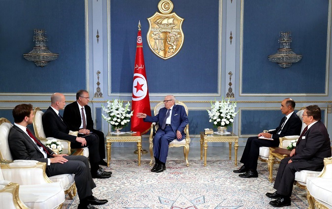 Bji Cad Essebsi reoit une dlgation du Forum conomique mondial de Davos