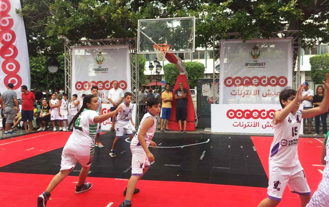 Ooredoo met en lumire le basket dans la capitale 