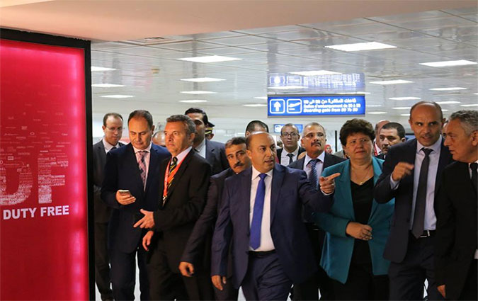 Le nouveau ministre du Transport se rend à l'aéroport Tunis-Carthage