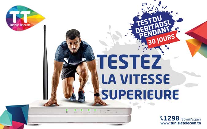 Tunisie Telecom : Testez un meilleur dbit sans augmentation des frais ADSL