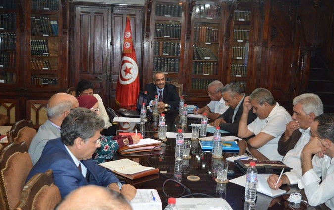 Ridha Chalghoum examine la Loi de finances 2018 avec l'UGTT