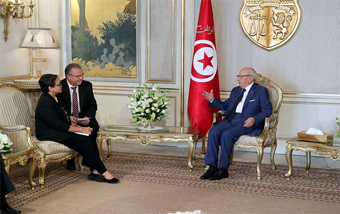 Bji Cad Essebsi reoit la ministre des Affaires trangres indonsienne