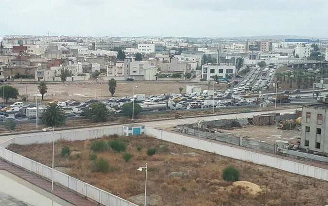 Embouteillages sur Tunis