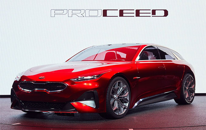 Concept-car Proceed, préfigurant la nouvelle génération de la Kia Cee'd