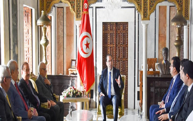 Des hommes d'affaires koweïtiens s'entretiennent avec Chahed et BCE