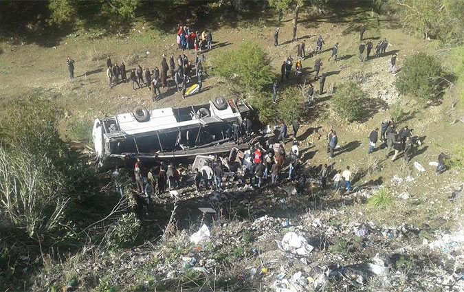 Accident de bus à Ain Drahem : Les secours moblisés pour prendre en charge les 50 blessés