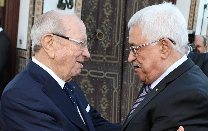 La lettre de Béji Caïd Essebsi à Mahmoud Abbes
