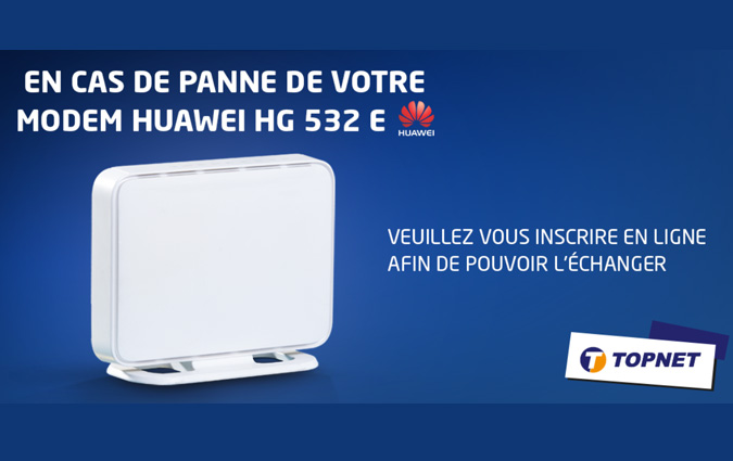 Communiqué à l'attention des clients de TOPNET