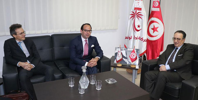 Hafedh Cad Essebsi reoit une dlgation du FMI