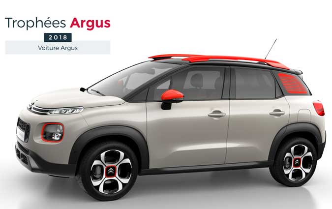 Trophées de l'Argus 2018 : Le Citroën C3 Aircross élu meilleur