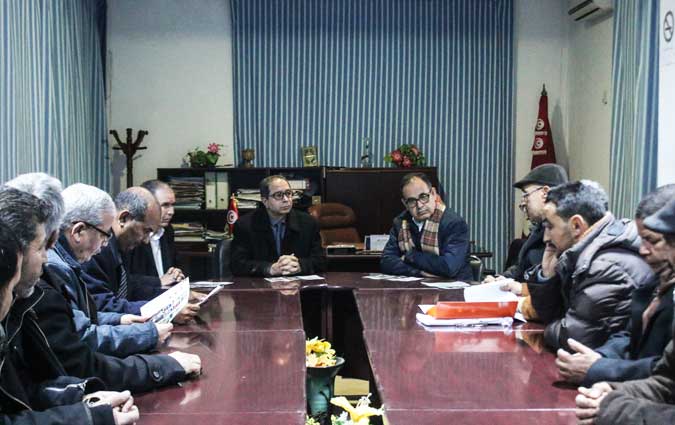Taboubi, Korchid et Trabelsi à Thala
