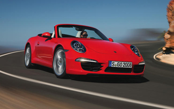Présentation de la 6ème génération de la Porsche 911 Cabriolet, au toit semi-rigide