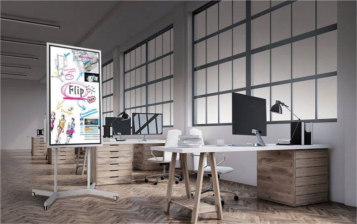 Flip, 1er paperboard digital et interactif de Samsung