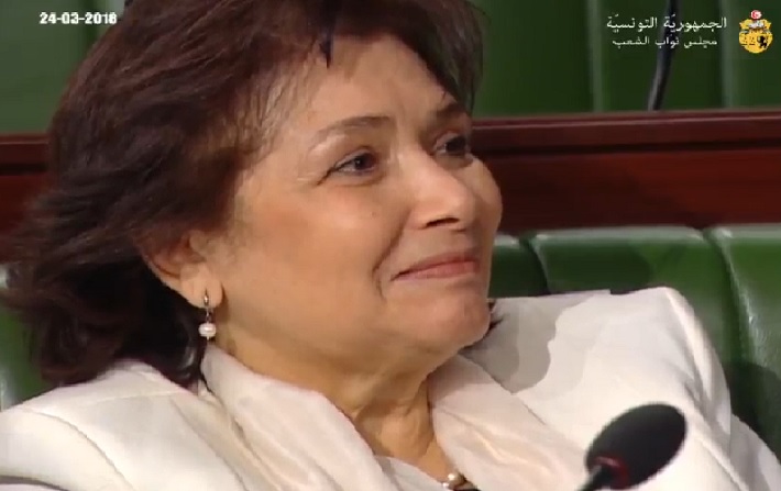 Photo du jour – Le sourire narquois de Sihem Ben Sedrine face au cirque de l’ARP