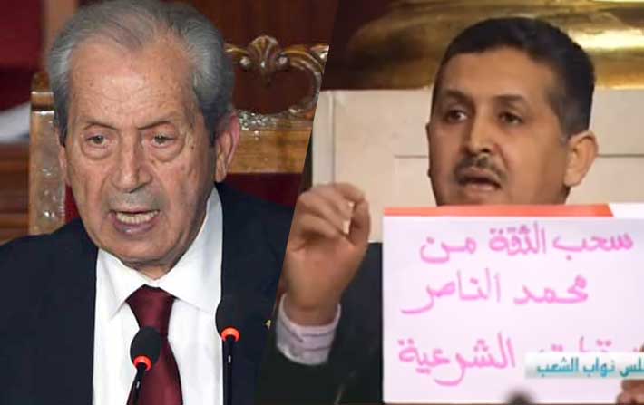 Mohamed Ennaceur coupe la parole à Imed Daïmi !