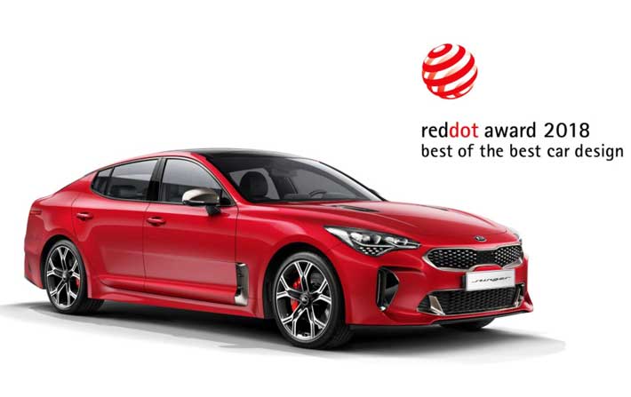 Kia triplement distingue au Red Dot Awards 2018