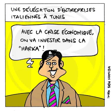 Tunisie - Caricature 6 Décembre 2011  