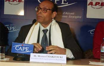 Moncef Marzouki :