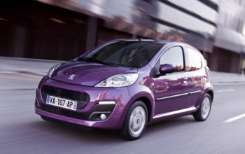 La Peugeot 107 s'offre un lifting en 2012