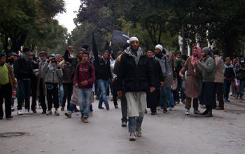 La police disperse une manifestation de salafistes à Tunis