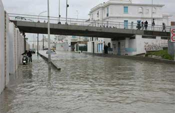 Tunisie – Risque d'inondations suite aux fortes précipitations
