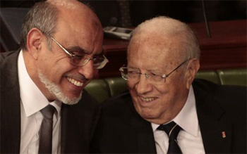 Jebali vs Caïd Essebsi, l'ambition d'un nouveau promu et la lucidité d'un vieux routier 