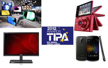 Quatre produits Samsung primés au TIPA 2012