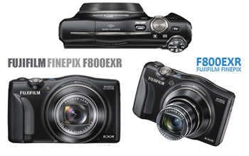 FinePix F800EXR, le nouvel appareil photo doté d'un zoom optique 20x de Fujifilm