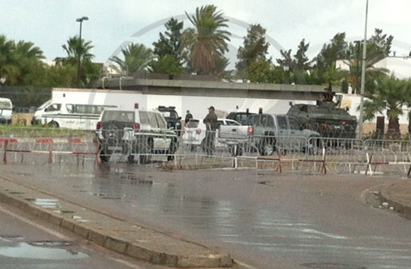 Tunisie - Forte mobilisation policière et militaire devant l'ambassade américaine
