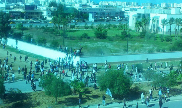 Tunisie - VidÃ©os de l'intÃ©rieur de l'ambassade US aprÃ¨s son invasion
