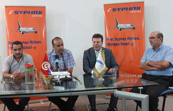 Signature d'un contrat de partenariat entre Syphax airlines et la FTF