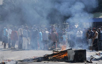 Tunisie - Affrontements entre manifestants et forces de l'ordre à Hammam Lif