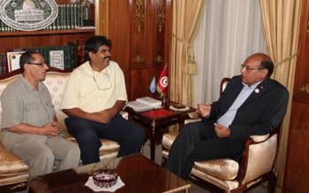 Tunisie - Marzouki s'entretient avec Hammami et les députés Brahmi et Khaskhoussi