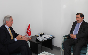 Tunisie - Bettaieb reçoit l'ambassadeur de France Gouyette