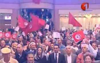 Meeting de Nidaa Tounes : Le parti pris d'Al Wataniya 1