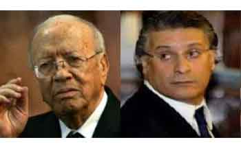 Tunisie - Béji Caïed Essebsi et Nabil Karoui devant le juge, lundi